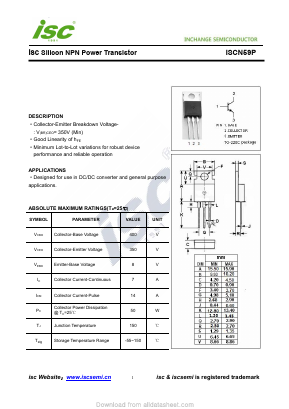 ISCN59P Datasheet PDF Inchange Semiconductor