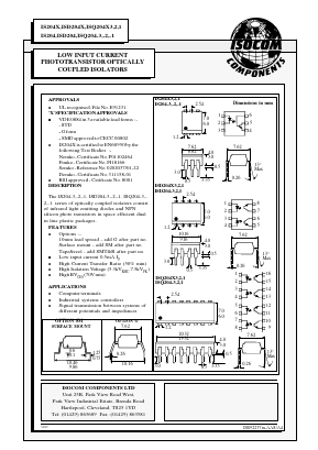 IS204-3 Datasheet PDF Isocom 