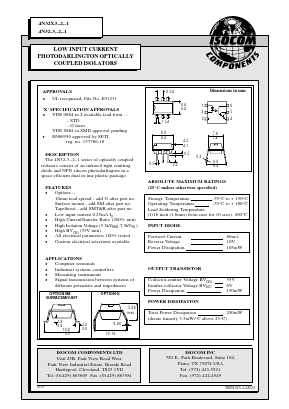 4N32-3 Datasheet PDF Isocom 