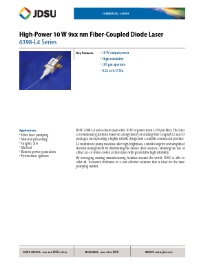 L4-9891510-100M Datasheet PDF JDS Uniphase Corporation