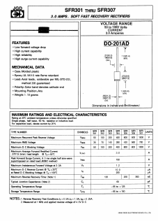 SFR302 Datasheet PDF Jinan Gude Electronic Device