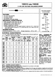 1N5520B Datasheet PDF Jinan Gude Electronic Device