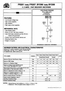 BY299 Datasheet PDF Jinan Gude Electronic Device