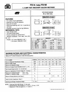 FS1A Datasheet PDF Jinan Gude Electronic Device