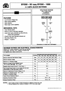 BY550-50 Datasheet PDF Jinan Gude Electronic Device