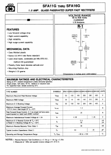 SFA11G Datasheet PDF Jinan Gude Electronic Device