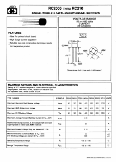 RC2005 Datasheet PDF Jinan Gude Electronic Device