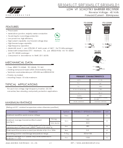 SR3045LCT Datasheet PDF Jinan Jing Heng Electronics Co., Ltd.
