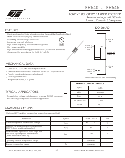 SR540L Datasheet PDF Jinan Jing Heng Electronics Co., Ltd.