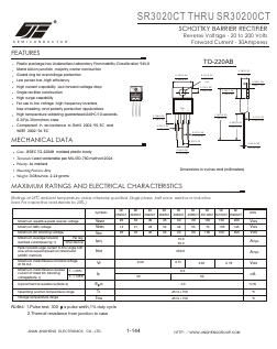 SR30100CT Datasheet PDF Jinan Jing Heng Electronics Co., Ltd.