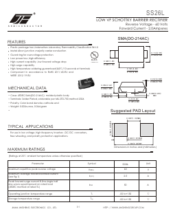 SS26L Datasheet PDF Jinan Jing Heng Electronics Co., Ltd.