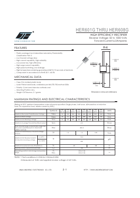 HER602G Datasheet PDF Jinan Jing Heng Electronics Co., Ltd.