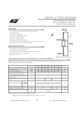 HER204G Datasheet PDF Jinan Jing Heng Electronics Co., Ltd.