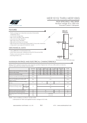 HER105G Datasheet PDF Jinan Jing Heng Electronics Co., Ltd.
