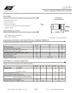 LL4151 Datasheet PDF Jinan Jing Heng Electronics Co., Ltd.