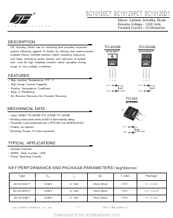 SC10120D1 Datasheet PDF Jinan Jing Heng Electronics Co., Ltd.