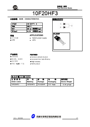 10F20HF3 Datasheet PDF JILIN SINO-MICROELECTRONICS CO., LTD.