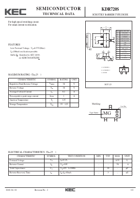 KDR720S Datasheet PDF KEC