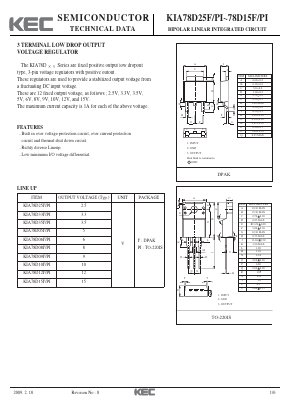 KIA78D12PI Datasheet PDF KEC