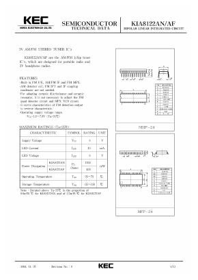KIA8122AN Datasheet PDF KEC