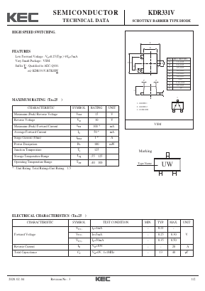 KDR331V Datasheet PDF KEC