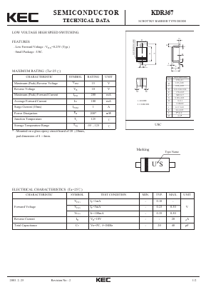 KDR367 Datasheet PDF KEC