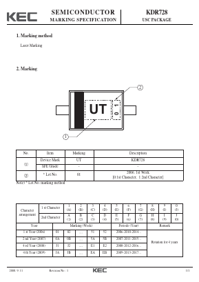 KDR728 Datasheet PDF KEC
