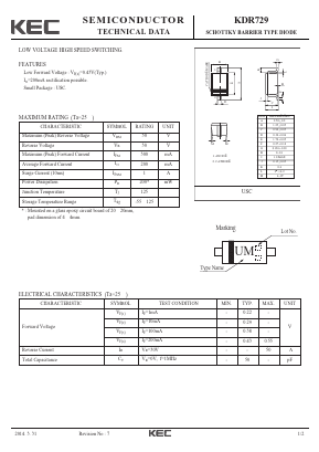 KDR729 Datasheet PDF KEC