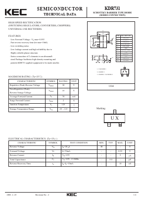 KDR731 Datasheet PDF KEC