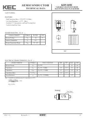 KDV269E Datasheet PDF KEC