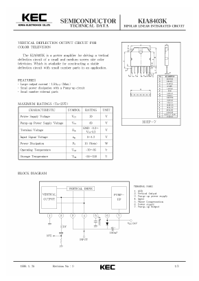 KIA8403K Datasheet PDF KEC