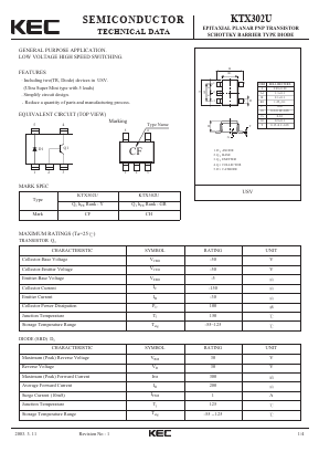 KTX302U Datasheet PDF KEC