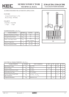 E30A2CDS Datasheet PDF KEC