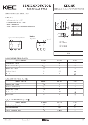 KTX201U Datasheet PDF KEC