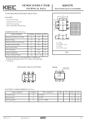 KDS127E Datasheet PDF KEC