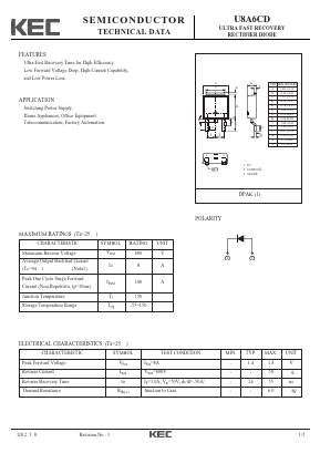 U8A6CD Datasheet PDF KEC