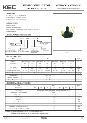 KPF102G02 Datasheet PDF KEC