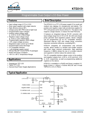 MIPS2520D2R2_ Datasheet PDF Kinetic Technologies.
