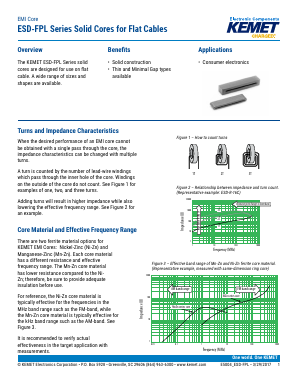 ESD-FPL-13 Datasheet PDF KEMET
