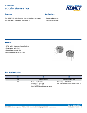 SC-10-100 Datasheet PDF KEMET