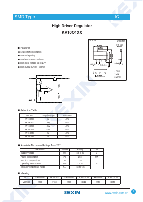 KA10O180 Datasheet PDF KEXIN Industrial