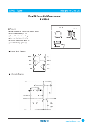 LM2903 Datasheet PDF KEXIN Industrial
