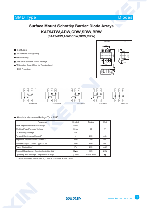 KAT54ADW Datasheet PDF KEXIN Industrial