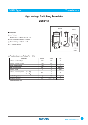 C5161 Datasheet PDF KEXIN Industrial
