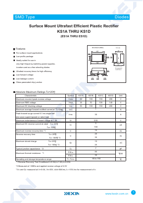 KS1A Datasheet PDF KEXIN Industrial