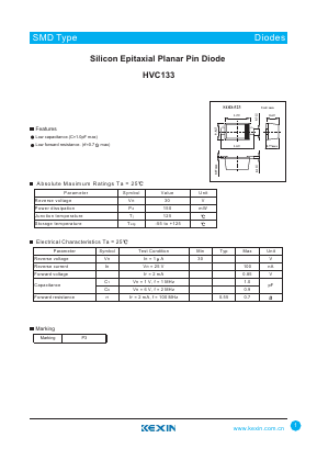 HVC133 Datasheet PDF KEXIN Industrial