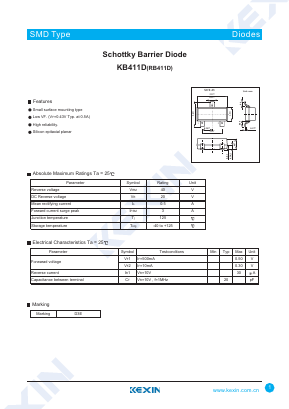 KB411D Datasheet PDF KEXIN Industrial
