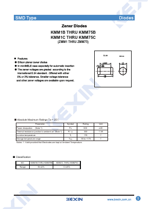 KMM3 Datasheet PDF KEXIN Industrial