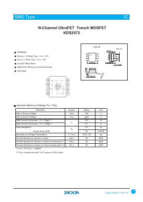 KDS2572 Datasheet PDF KEXIN Industrial