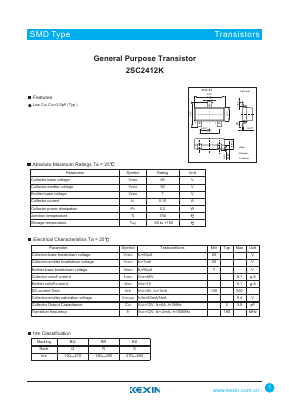 C2412K Datasheet PDF KEXIN Industrial